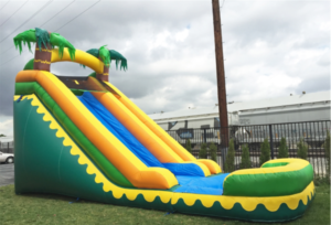 18 ft Tropical Water Slide inflatable Rental phoenix, scottsdale, chandler, gilbert, mesa, arizona az