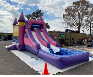 Girl Water Slide with Bounce House rental in Phoenix, Scottsdale, Chandler, Gilbert, Mesa, Arizona, AZ