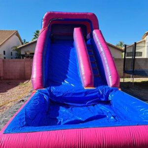 Pink water slide rental for Girls in phoenix, scottsdale, chandler, mesa gilbert, arizona, az