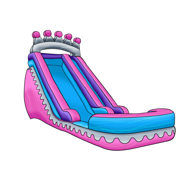 Princess water slide Available in16 ft and 20 Ft in phoenix, scottsdale, chandler, mesa gilbert, arizona, az