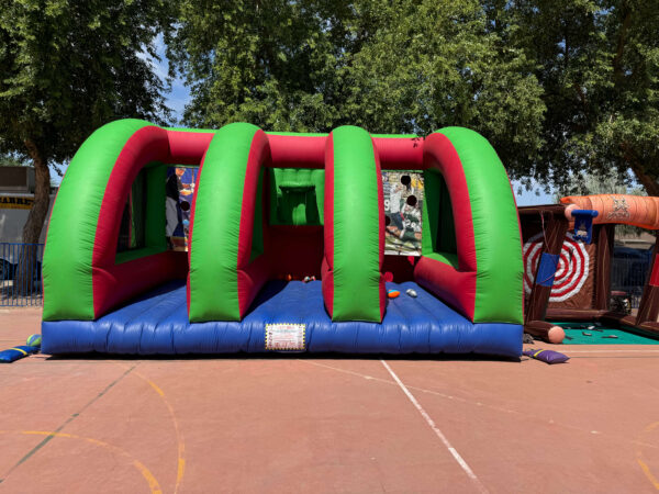 3-in-1 Throwing Game Inflatable Rentals Phoenix, AZ- Basketball, Football, Baseball