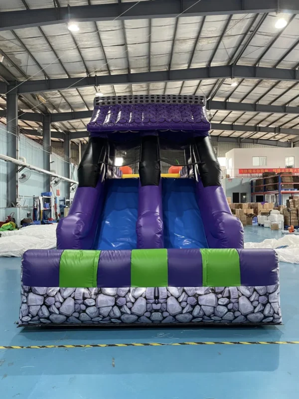 55 ft Halloween-Themed 3D Obstacle Course Rental – Double Lane Fun (Available for Overnight Use) - Image 4