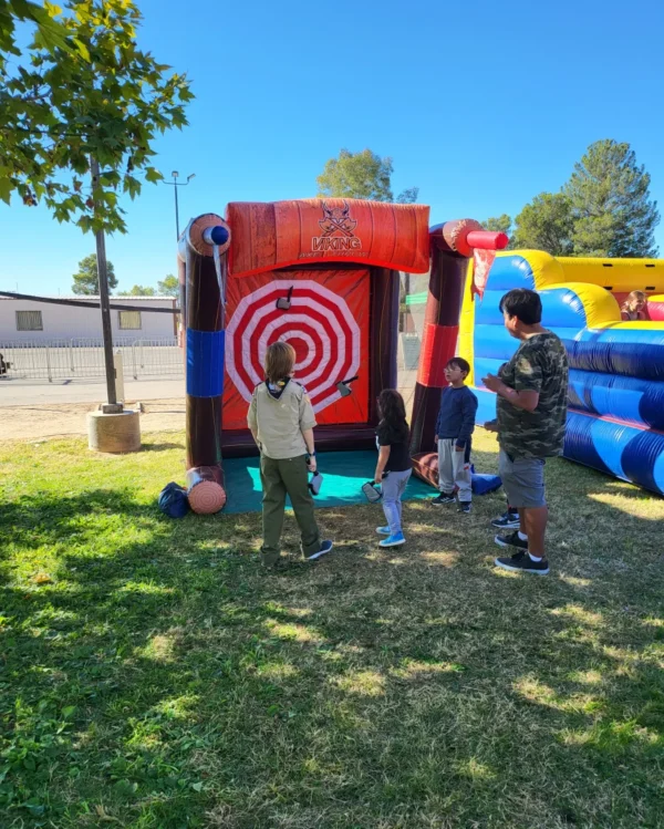 Inflatable Throwing Axe Game Rental – Safe Foam Axe Toss for Kids & Events - Image 2